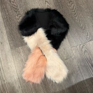 Faux fur scarf